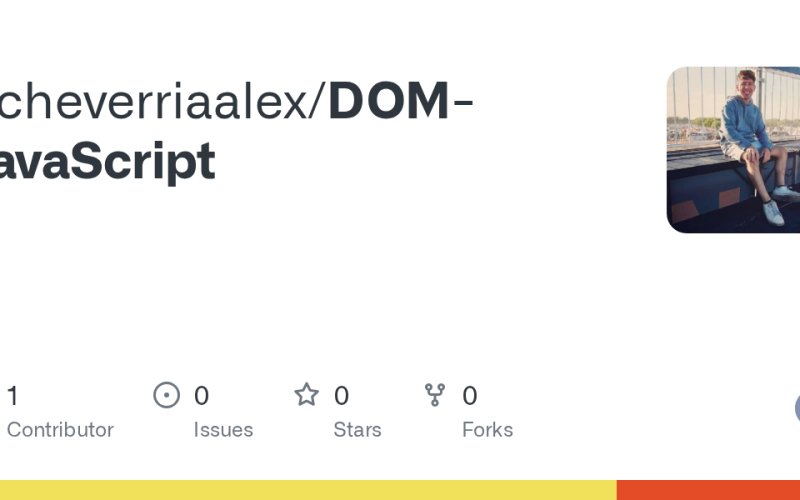 GitHub - echeverriaalexDOM-JavaScript.