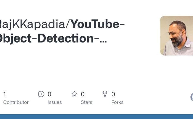 GitHub - RajKKapadia/YouTube-Object-Detection-YOLOV8