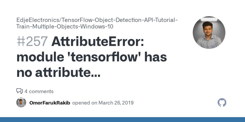 Object Detection Code In Tensorflow Issue Attributeerror Module - Mobile Light Patterns for Desktop