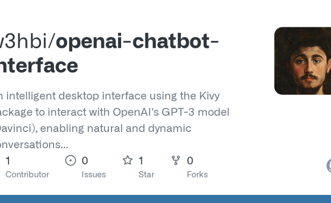 GitHub - W3hbi/openai-chatbot-interface: An Intelligent Desktop ...