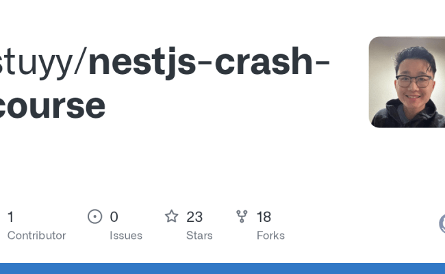 GitHub - Stuyy/nestjs-crash-course