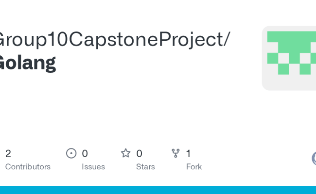 GitHub - Group10CapstoneProject/Golang