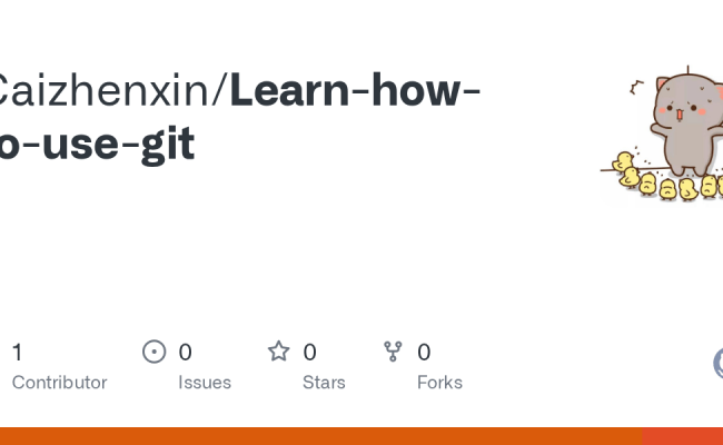 Learn-how-to-use-git/README.md At Main · Caizhenxin/Learn-how-to-use ...
