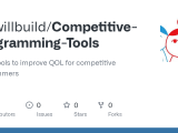Github Willwillbuild Competitive Programming Tools Some Tools To