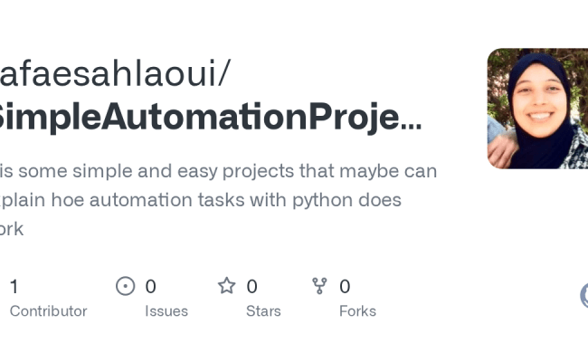 GitHub - Safaesahlaoui/SimpleAutomationProjectsWithPython: This Some ...