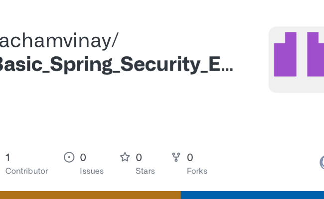 GitHub - Yachamvinay/Basic_Spring_Security_Example