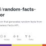 GitHub - Josefin4/random-facts-generator: React Application That ...
