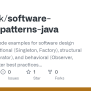 GitHub - Kodiidok/software-design-patterns-java: Explore Java Code ...