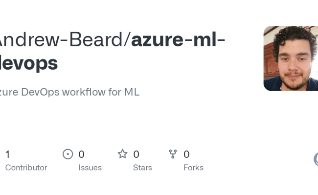 GitHub - Andrew-Beard/azure-ml-devops: Azure DevOps Workflow For ML