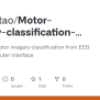 GitHub - Menglutao/Motor-imagery-classification-from-EEG-for-brain-computer-interface: Project ...