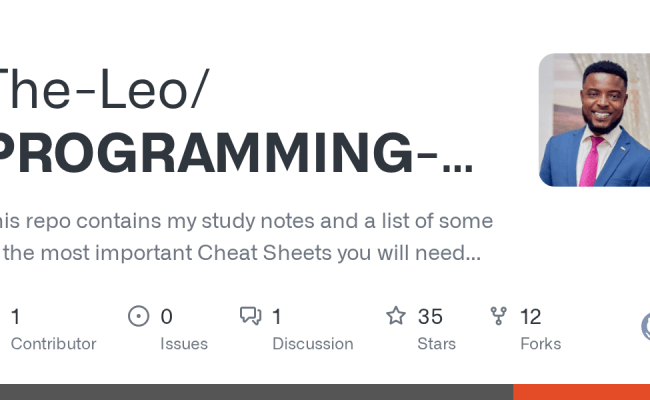 GitHub - The-Leo/PROGRAMMING-NOTES: This Repo Contains My Study Notes ...
