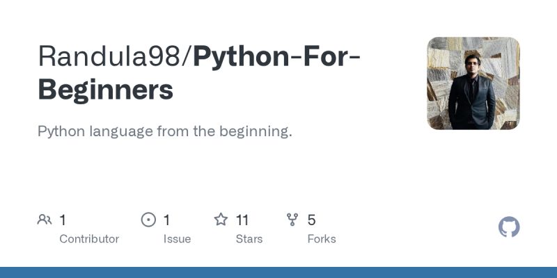 Github Pythomics Pybeginners Python For Beginners - Premium Light Photo Gallery - 4K