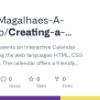 GitHub - Felipe-Magalhaes-A-Carneiro/Creating-a-Calendar-with-HTML-CSS ...