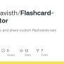 GitHub - Lokeshkavisth/Flashcard-Generator: Create, Manage, And Share ...
