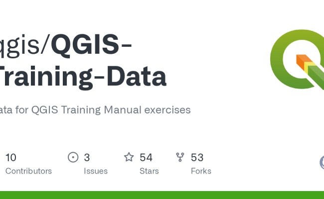 GitHub - Qgis/QGIS-Training-Data: Data For Training Manual Excercises