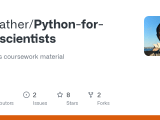 Github Brmather Python For Geoscientists Honours Coursework Material