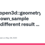Open3d::geometry::PointCloud:: Voxel_down_sample Output Different ...