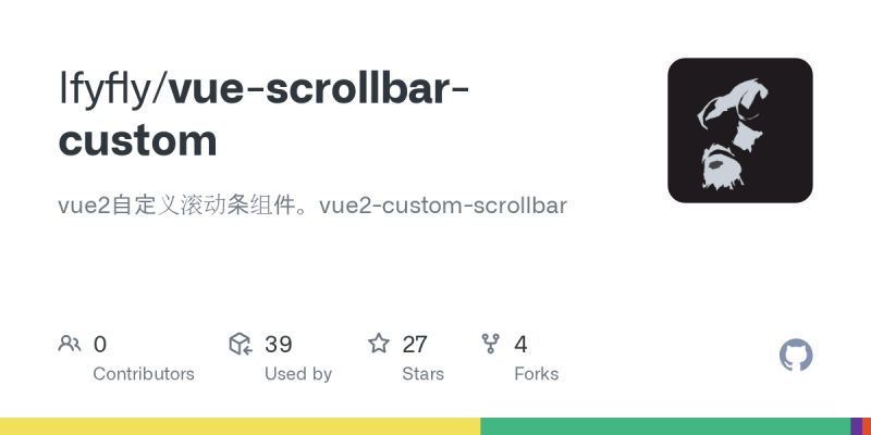 Github Custom Lib Custom Vue Scrollbar A Vue3 Scrollbar Component - Modern Geometric Design - HD