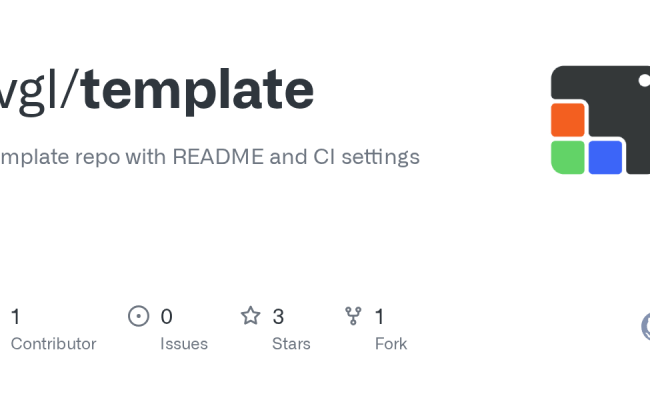 GitHub - Lvgl/template: Template Repo With README And CI Settings