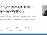 Github Fuadchyon Smart Pdf Reader By Python Using Python And Pycharm