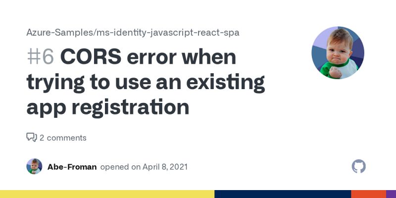 Cors Error Issue 29 Azure Samples Ms Identity Javascript React Spa - Perfect 4K Landscape Photos | Free Download