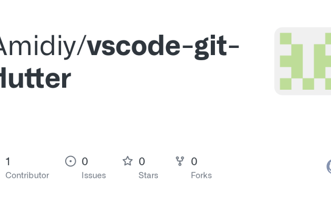 GitHub - Amidiy/vscode-git-flutter