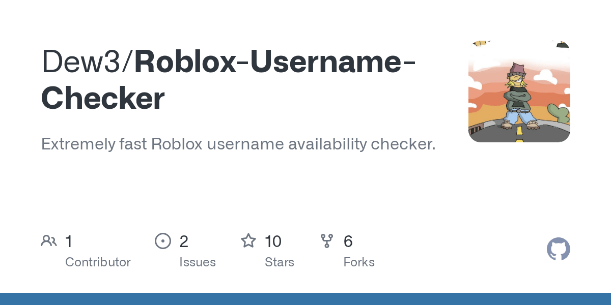 GitHub Dew3 Roblox Username Checker Extremely Fast Roblox Username Roblox Username Checker