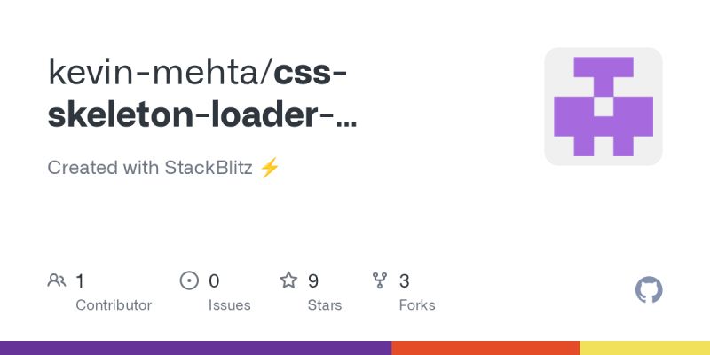 Github Aniket Lodh Skeleton Loader Simple Skeleton Loader Using Html Css - Download High Quality Nature Background | Desktop