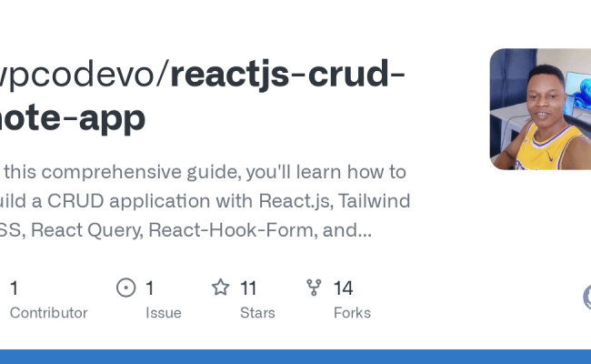 GitHub - Wpcodevo/reactjs-crud-note-app: In This Comprehensive Guide ...