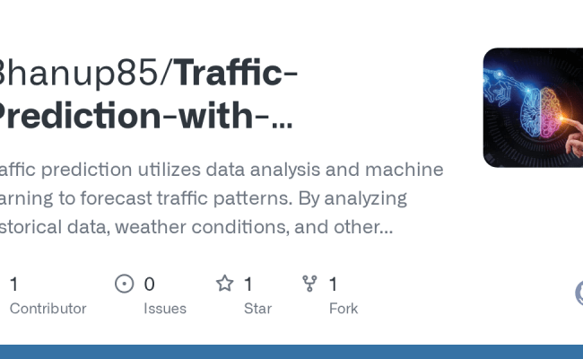 GitHub - Bhanup85/Traffic-Prediction-with-Machine-Learning: Traffic ...