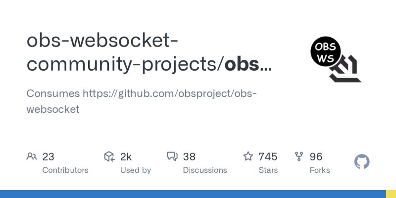 Obs Websoket Js Vue Demo Issue 205 Obs Websocket Community Projects Obs Websocket Js Github - 8K Abstract Images for Desktop