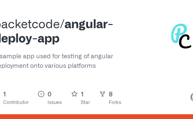 GitHub - Packetcode/angular-deploy-app: A Sample App Used For Testing ...