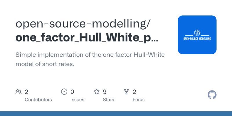Github Bdingjd One Factor Hull White Pricing Model - Artistic High Resolution Light Photos | Free Download