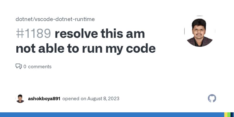 Not Able To Debug The Code In Vscode Issue 6728 Dotnet Vscode Csharp Github - High Quality Dark Picture - Mobile