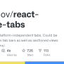 GitHub - Aksonov/react-native-tabs: React Native Platform-independent ...