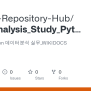 GitHub - Python-Repository-Hub/Data_Analysis_Study_Python: 📚 09.22 ...