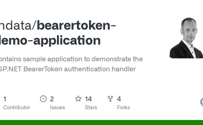 GitHub - Tndata/bearertoken-demo-application: Contains Sample ...