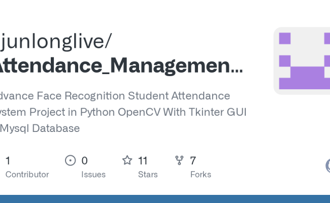 GitHub - Ajunlonglive/Attendance_Management_System_Using_Face ...