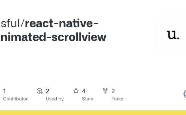 GitHub - Usful/react-native-animated-scrollview