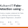 GitHub - AtharvaKulkarniIT/Fake-News-Detection-using-Machine-Learning ...
