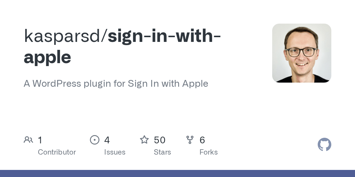 Find out how to sign in with popular email services. Github Kasparsd Sign In With Apple A Wordpress Plugin For Sign In With Apple