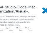 Github Visual Studio Code Mac Optimization Visual Studio Code
