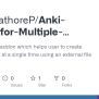 GitHub - AmanRathoreP/Anki-Addon-for-Multiple-Decks-Creation: This Is ...