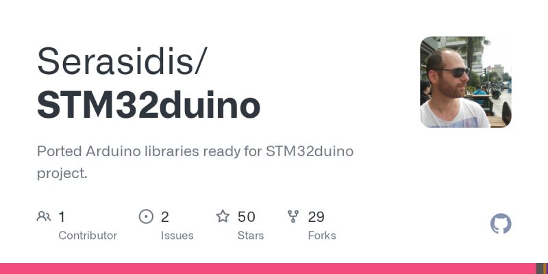 GitHub - Serasidis/STM32duino: Ported Arduino libraries ready for ...