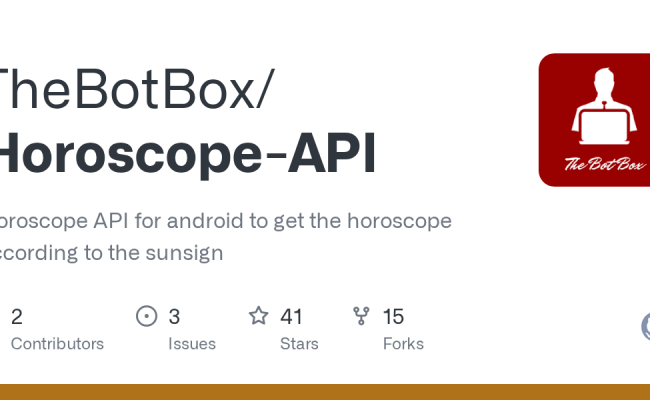 GitHub - TheBotBox/Horoscope-API: Horoscope API For Android To Get The ...