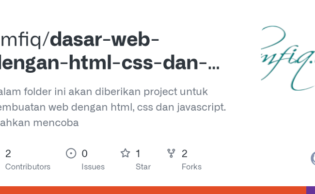 GitHub - Limfiq/dasar-web-dengan-html-css-dan-javascript: Dalam Folder ...