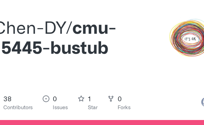 GitHub - Chen-DY/cmu-15445-bustub