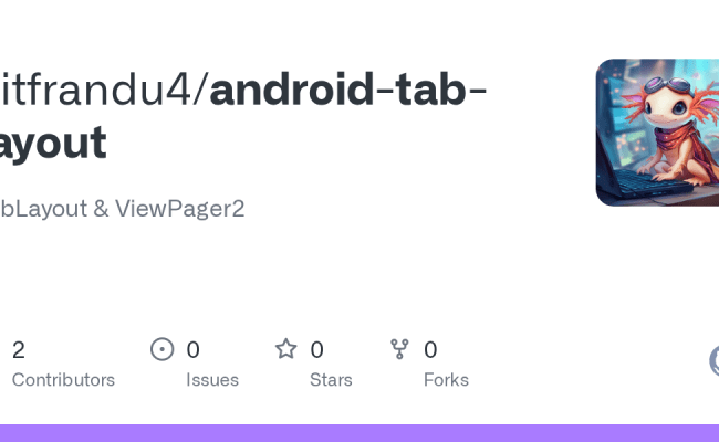 GitHub - Gitfrandu4/android-tab-layout: TabLayout & ViewPager2