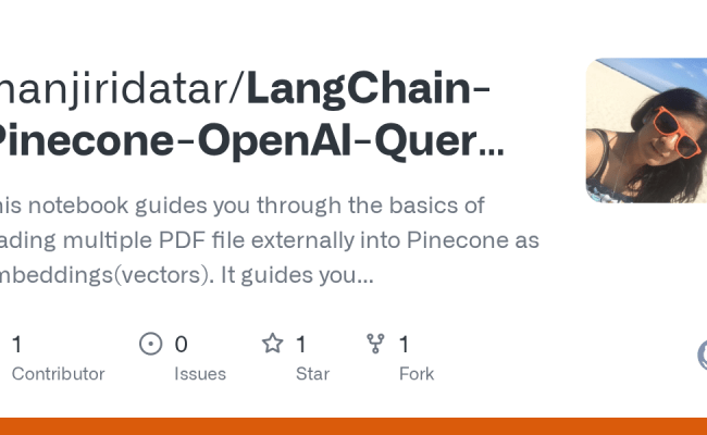 GitHub - Manjiridatar/LangChain-Pinecone-OpenAI-Query-Multiple-PDF-Files-and-Cite-Sources: This ...