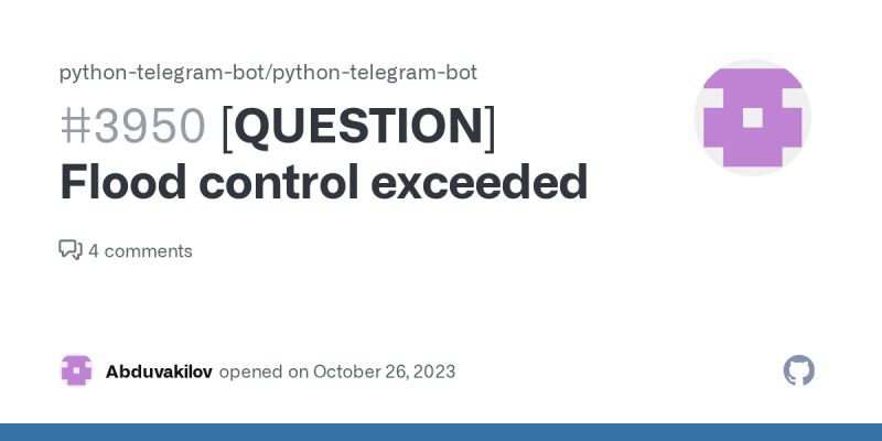 Github Austinsw Telegram Flood Bot A Telegram Bot For Sending Out - Premium Minimal Pattern Gallery - High Resolution